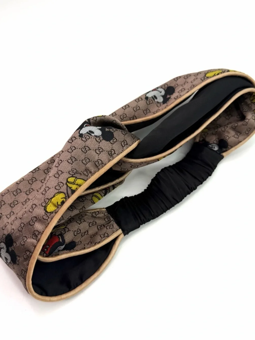 Gucci X Disney Brown Mickey Mouse Twist Knot Limited Edition Headband - Picture 8 of 9